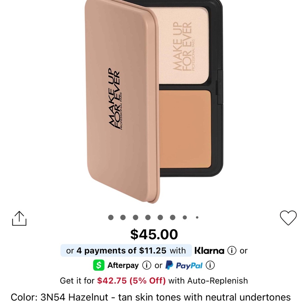 Makeup Forever Matte Velvet Skin Compact - 3N54 Hazelnut